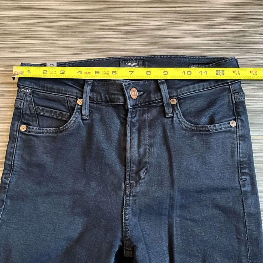 Citizens Of Humanity Women’s Rocket Crop High Rise‎ Dark Wash Skinny Jeans Sz 25